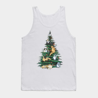 Cats in Christmas Tree Tank Top